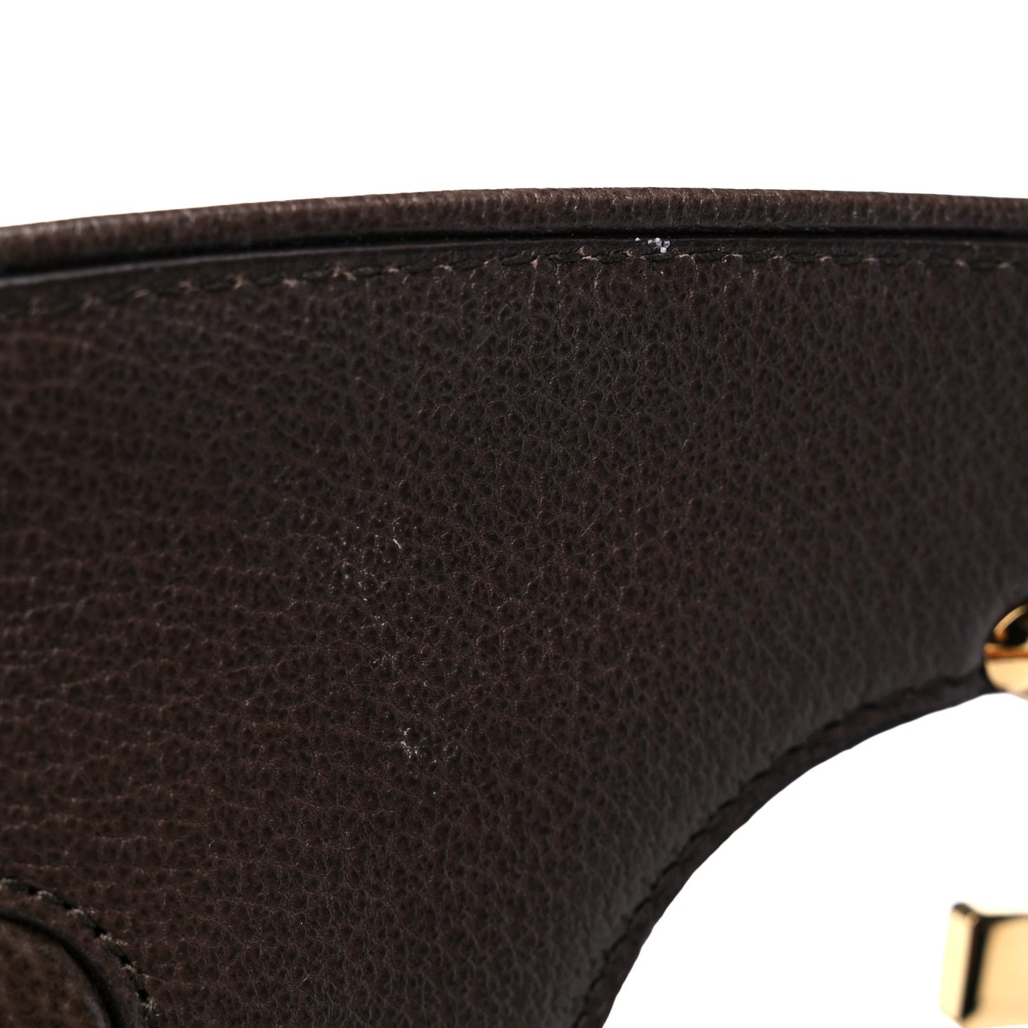GG Supreme Monogram Textured Dollar Calfskin Web Medium Blondie Top Handle Shoulder Flap Bag Beige Ebony New Acero