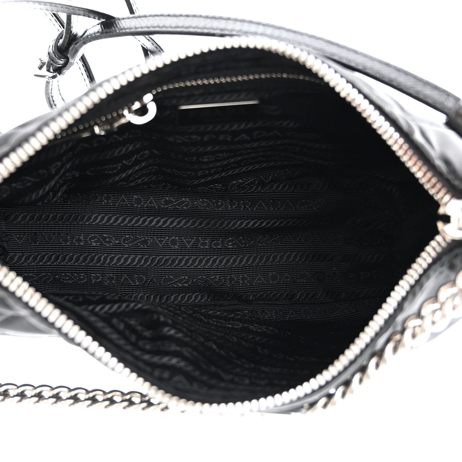 Prada Nylon Tessuto Impuntu Quilted Crossbody Bag Black 5 of 10