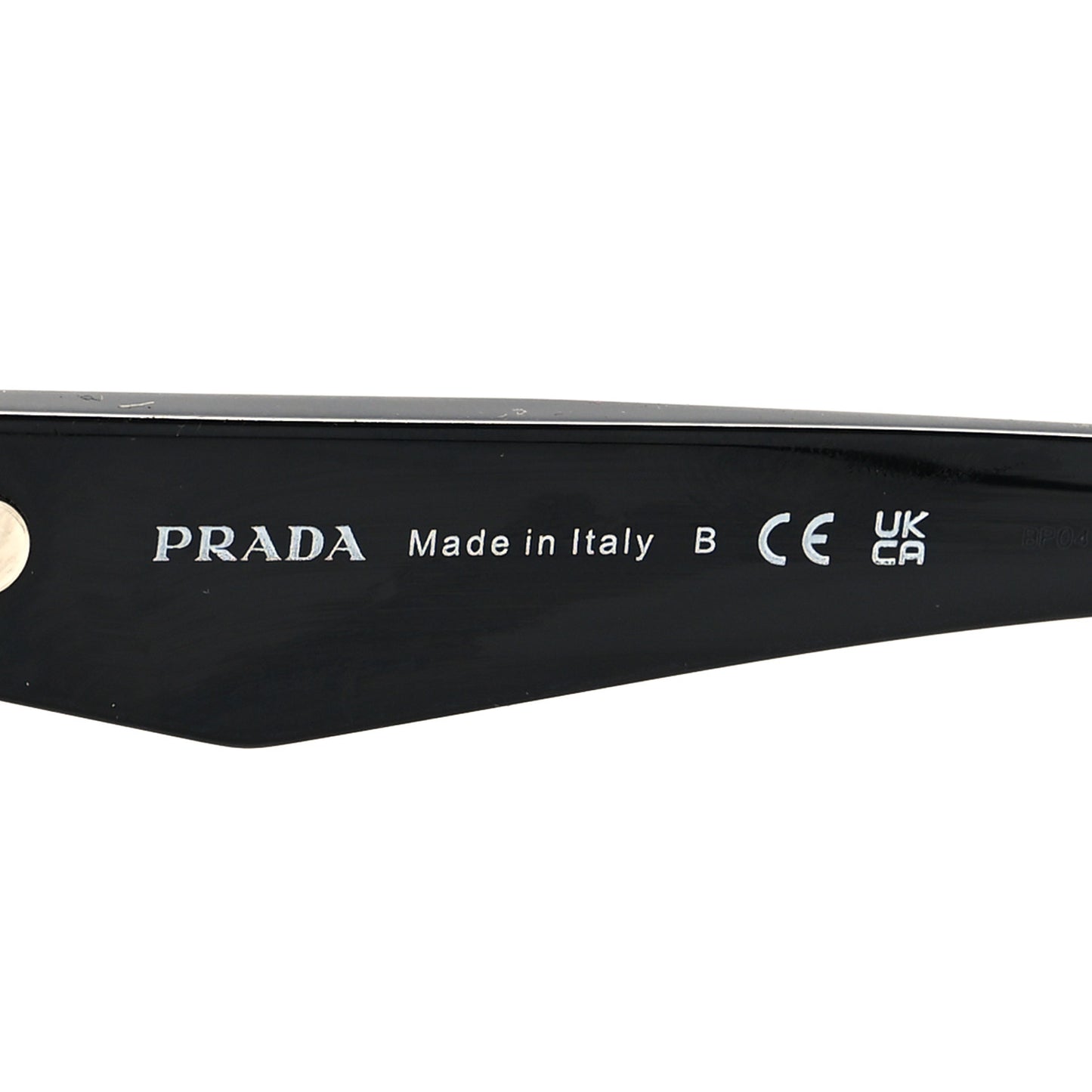 Acetate Oval Sunglasses SPR 26Z Black