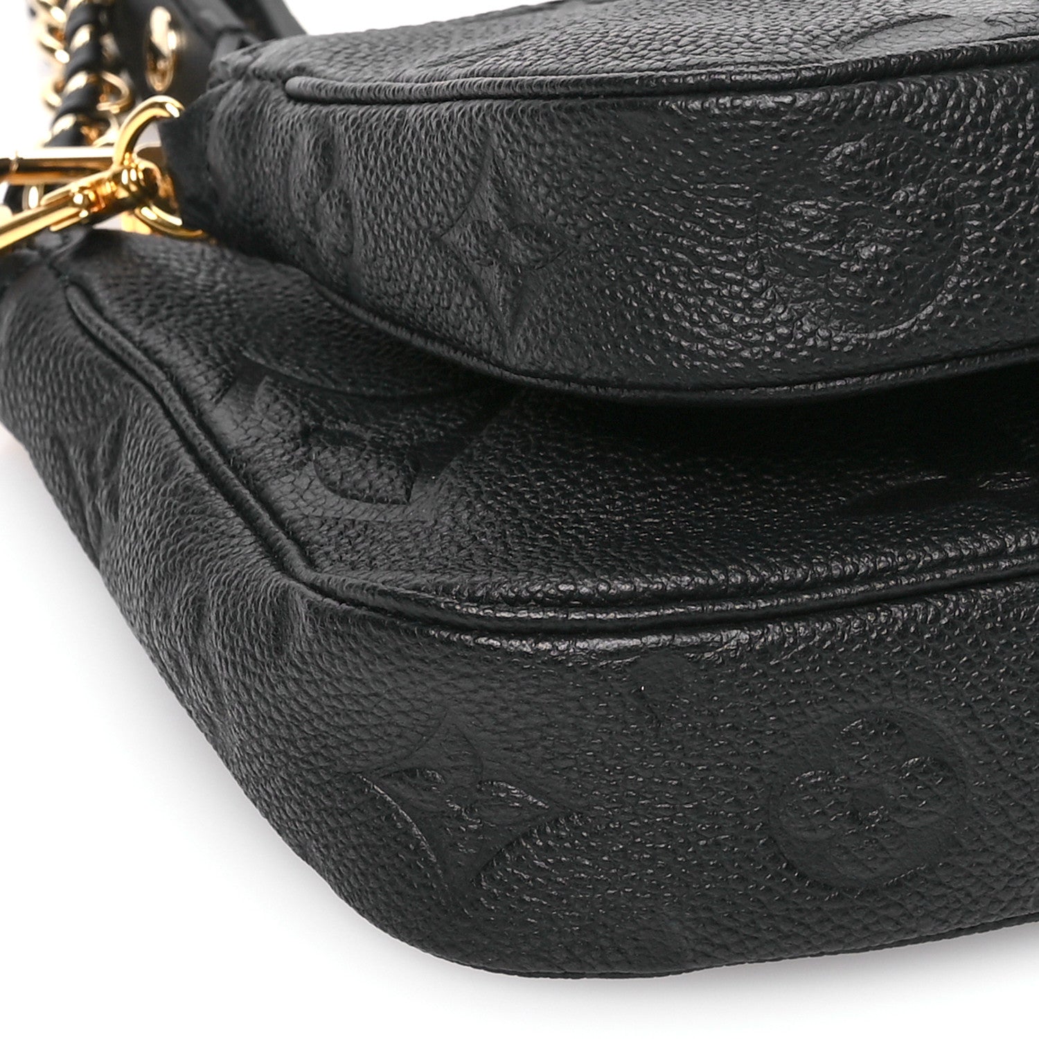 Louis Vuitton Empreinte Monogram Giant Multi Pochette Accessories Black 9 of 10