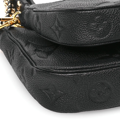 Louis Vuitton Empreinte Monogram Giant Multi Pochette Accessories Black 9 of 10