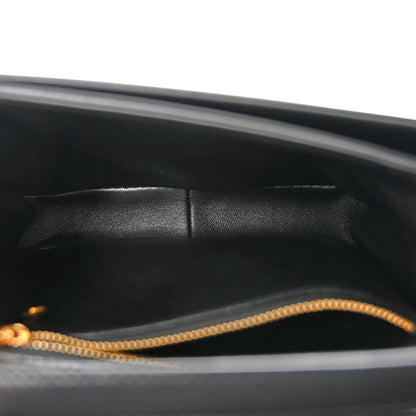 Celine Shiny Calfskin Teen Triomphe Black 5 of 12