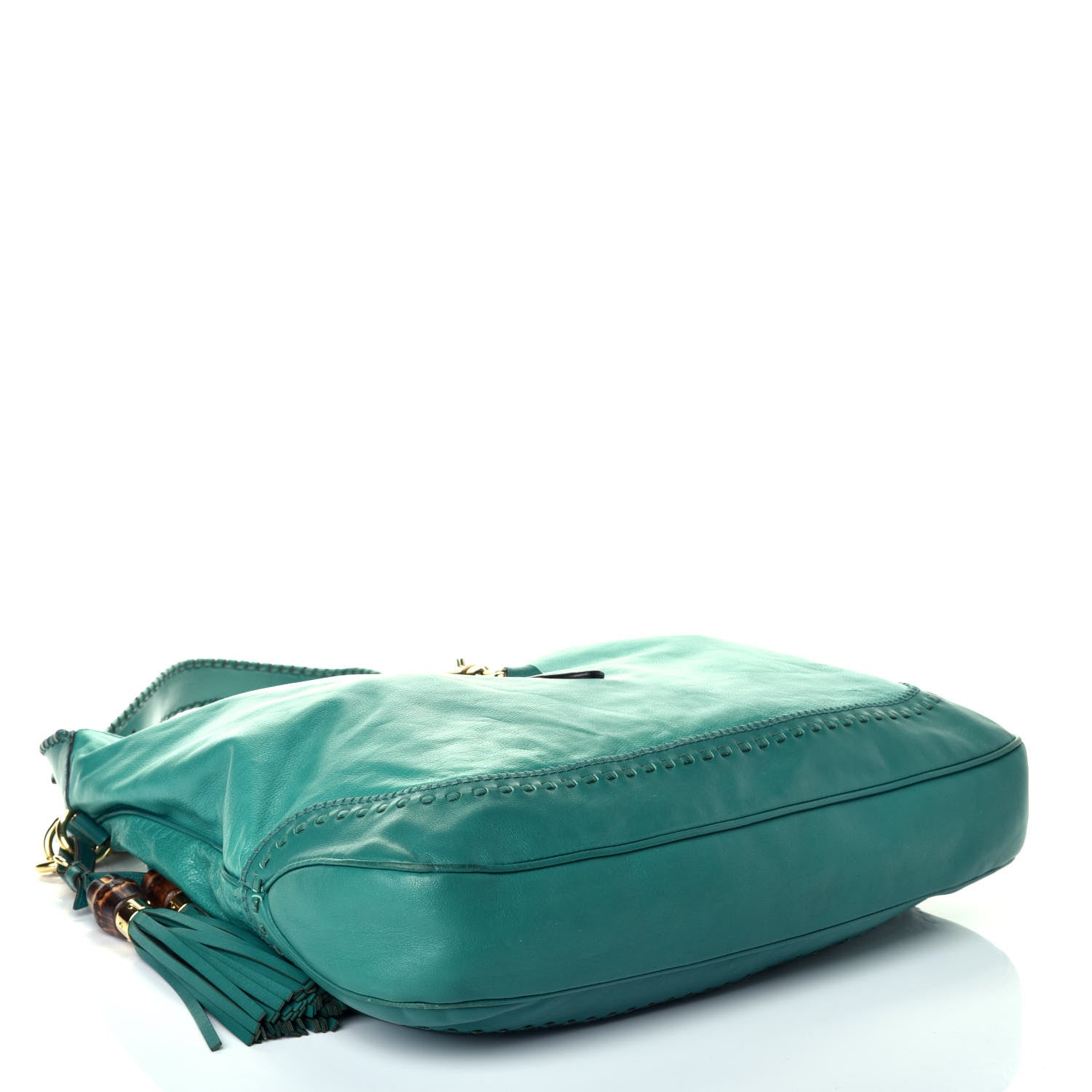 Gucci Calfskin Large New Jackie Hobo Green 5 of 11