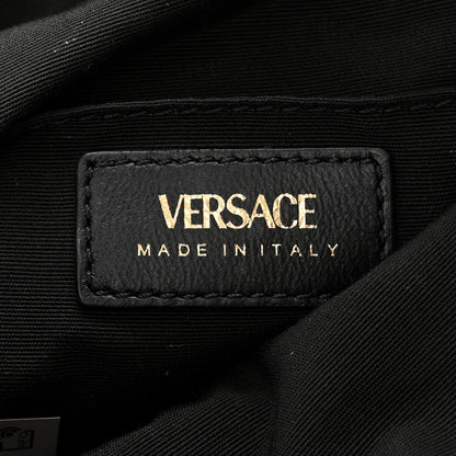 Versace Nappa Quilted Medusa Bucket Bag Black 6 of 10