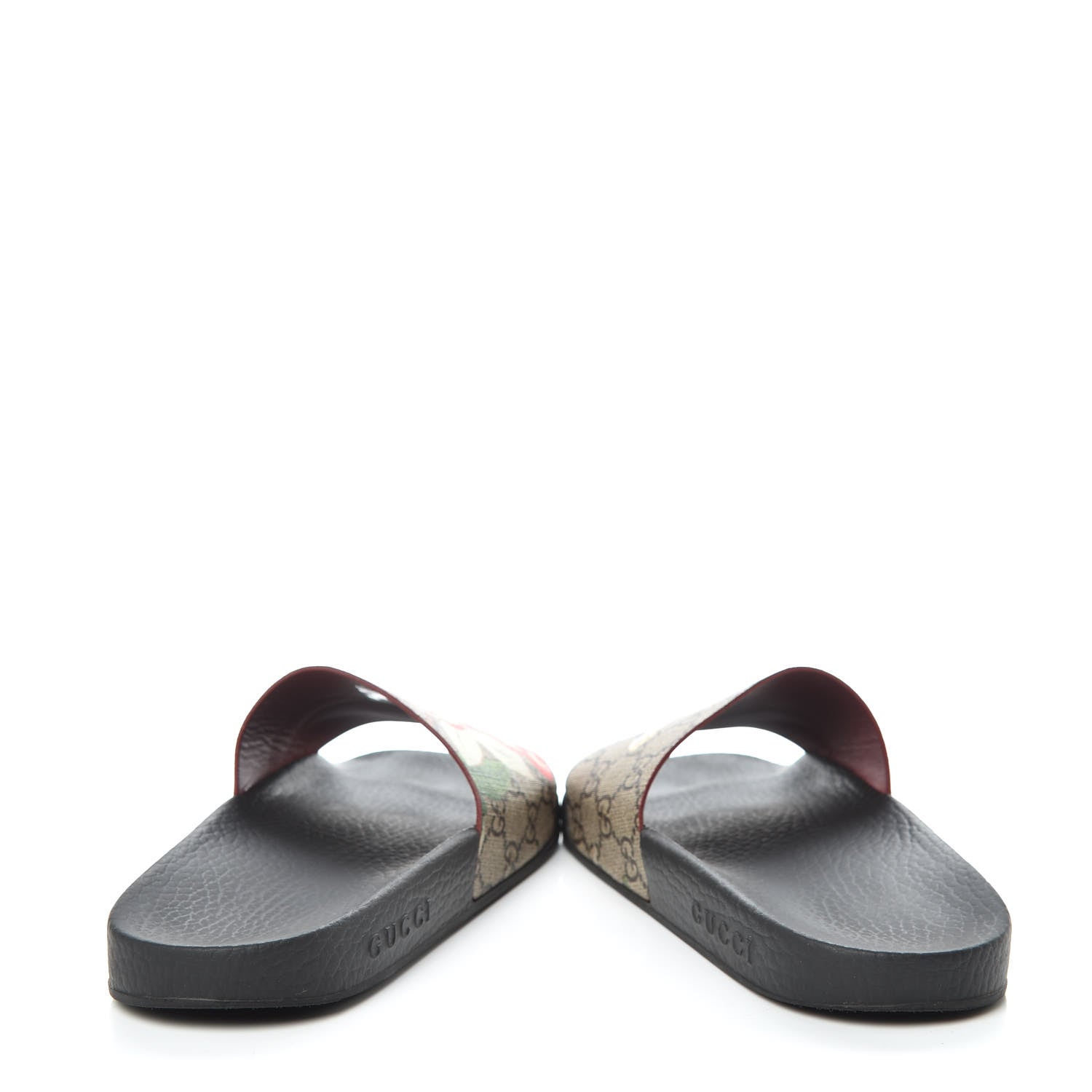 Gucci GG Supreme Monogram Tian Womens Slide Sandals 38 Beige Multicolor 6 of 10