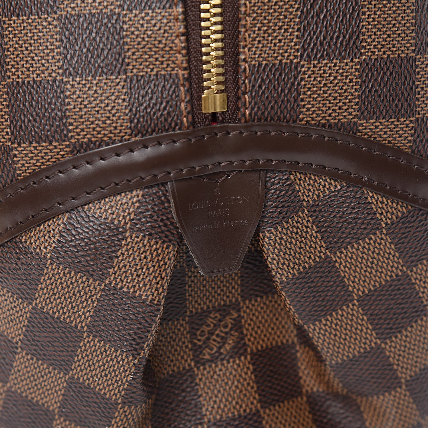 Louis Vuitton Damier Ebene Rivington GM 6 of 11