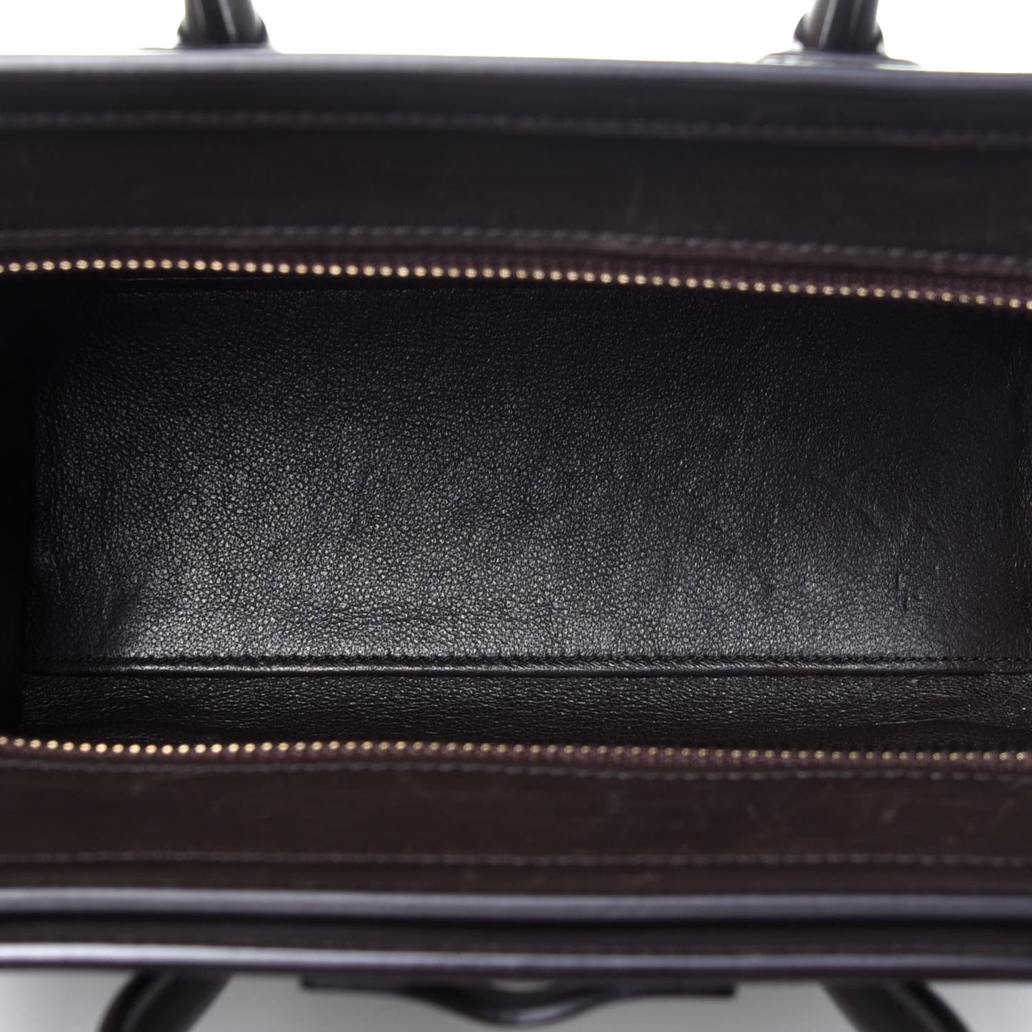 Bullhide Calfskin Suede Nano Tri-Color Luggage White