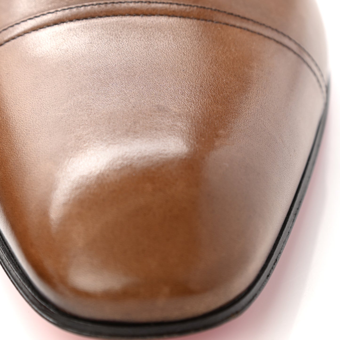Calfskin Mens Mortimer Flats 45 Brown