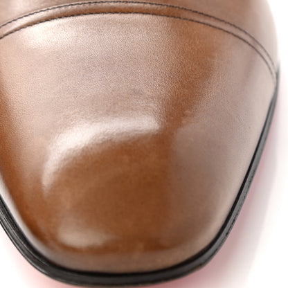 Christian Louboutin Calfskin Mens Mortimer Flats 45 Brown 16 of 16