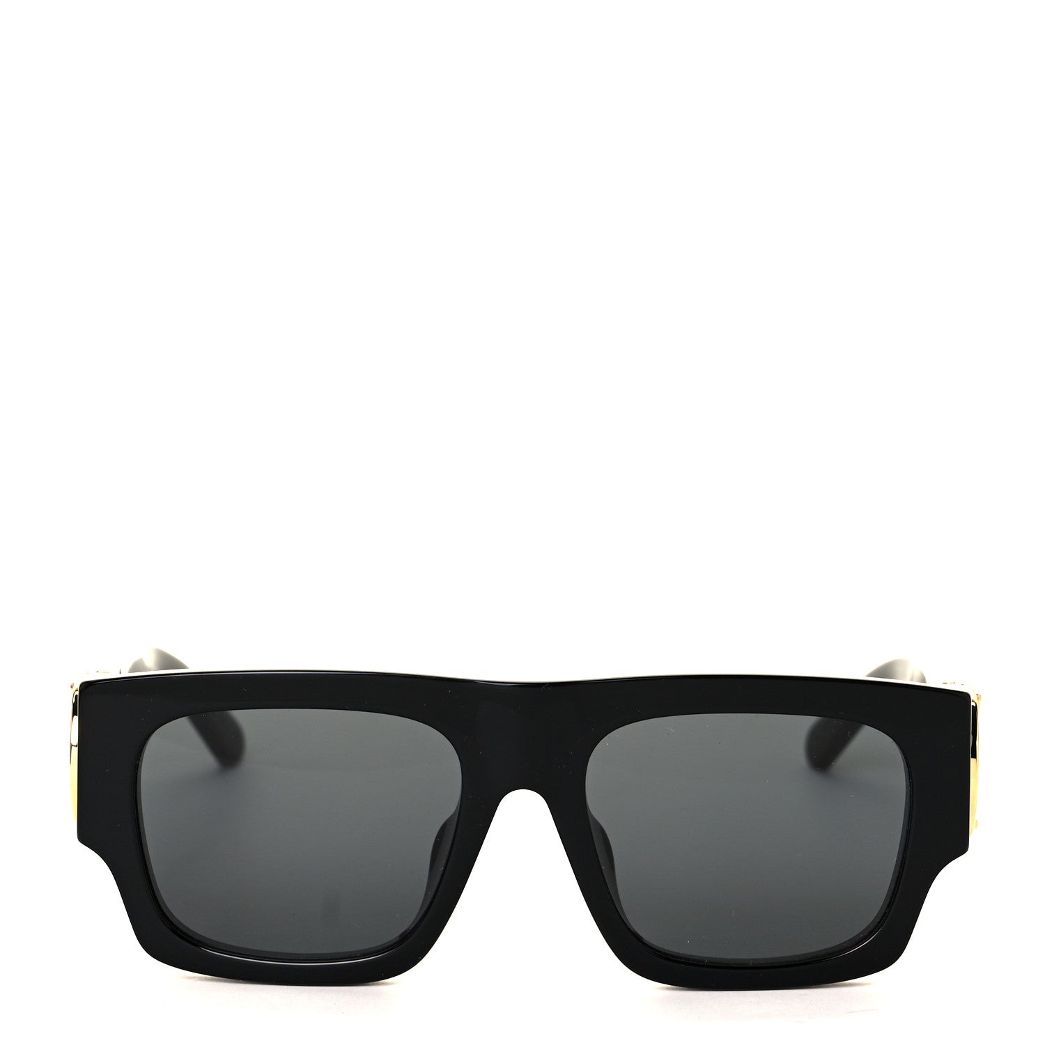 Louis Vuitton Acetate LV Link Square Sunglasses Z1478E Black 2 of 8