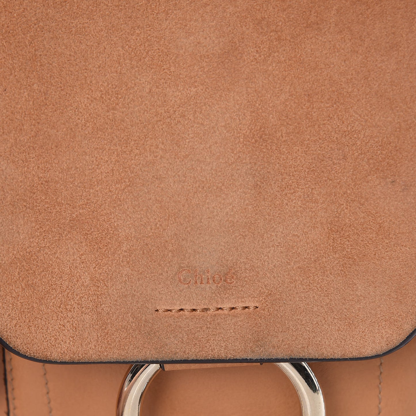 Suede Calfskin Mini Faye Backpack Blushy Pink