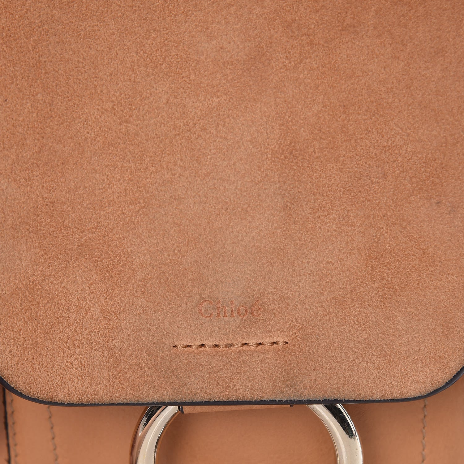 Chloe Suede Calfskin Mini Faye Backpack Blushy Pink 9 of 12