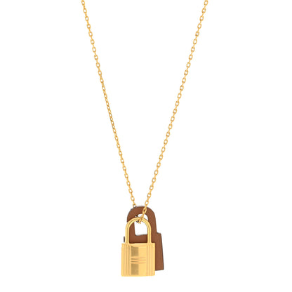 Hermes Swift Small O'Kelly Pendant Necklace Gold 4 of 7