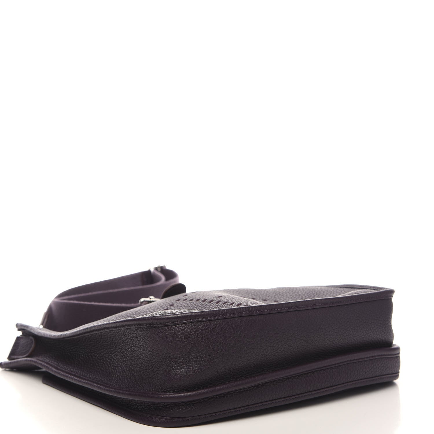 Hermes Taurillon Clemence Evelyne III PM Raisin 3 of 8