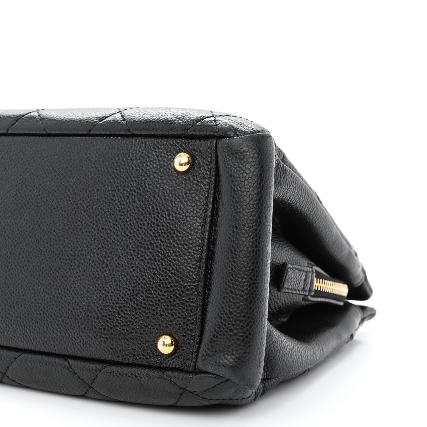 Chanel Caviar Quilted CC Timeless Soft Tote Black 10 of 10