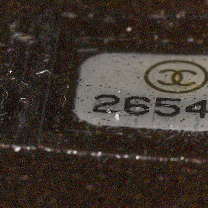 Chanel Iridescent Caviar Quilted Medium CC Filigree Vanity Case Burgundy 6 of 9