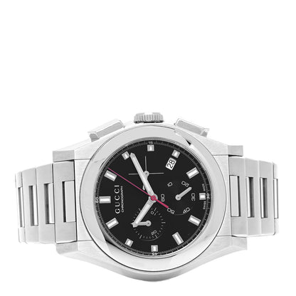 Gucci Stainless Steel 40mm Pantheon Chronograph Quartz Watch Black 2 of 4