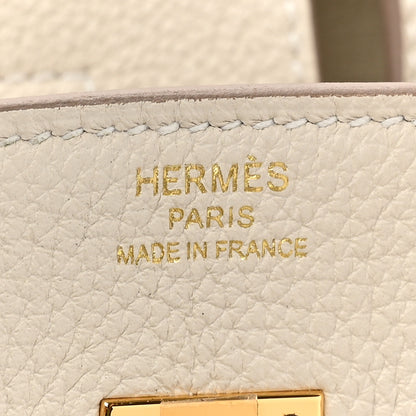Hermes Togo Birkin 25 Craie 6 of 9