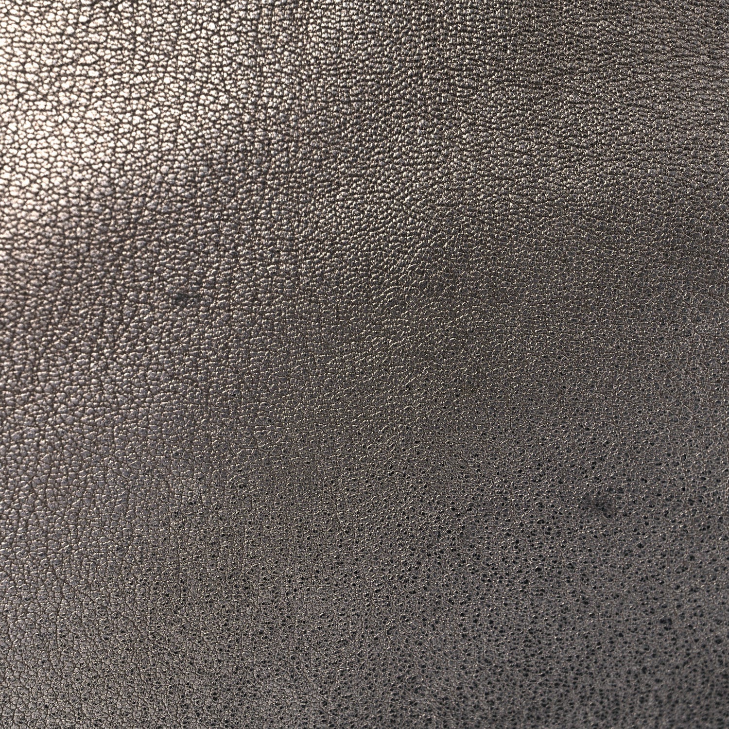 Salvatore Ferragamo Metallic Grained Calfskin Sofia Satchel Silver 22 of 39