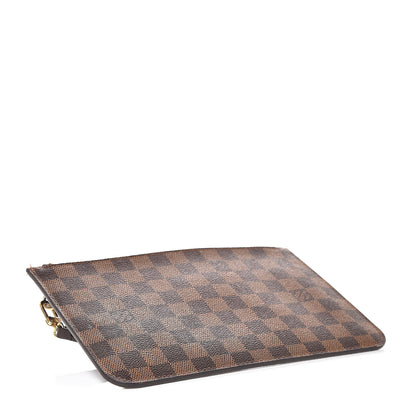 Louis Vuitton Damier Ebene Neverfull MM GM Pochette 4 of 9