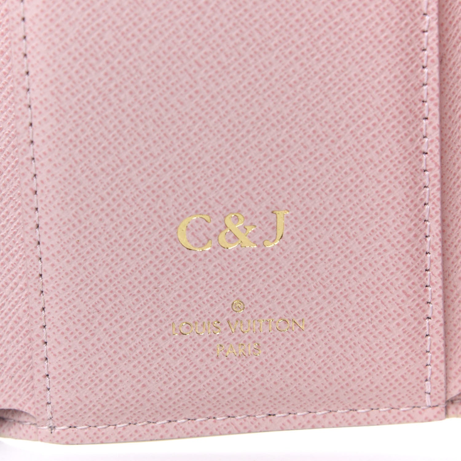 Louis Vuitton Damier Azur Victorine Wallet Rose Ballerine 6 of 9