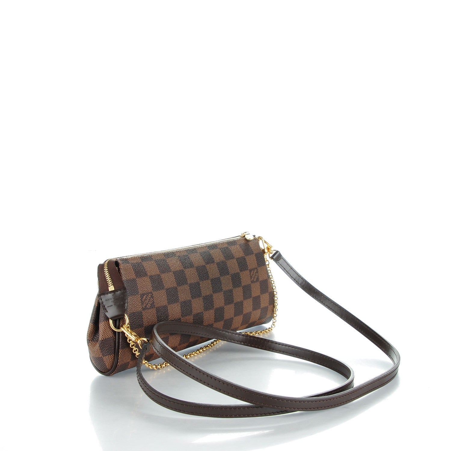 Louis Vuitton Damier Ebene Eva Clutch 3 of 7