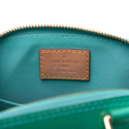 Louis Vuitton Vernis Alma BB Blue Lagon 8 of 26