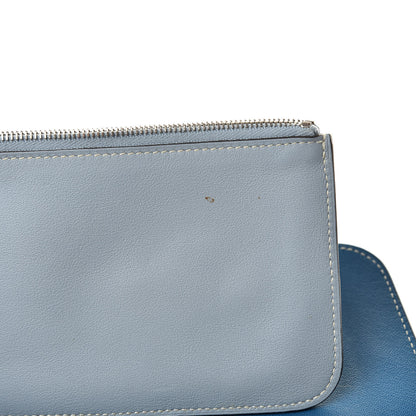 Hermes Swift Dogon Combined Wallet Bleu De Galice and Bleu Lin 14 of 14