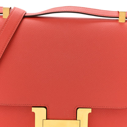 Hermes Epsom Constance 24 Rouge Pivoine 15 of 23