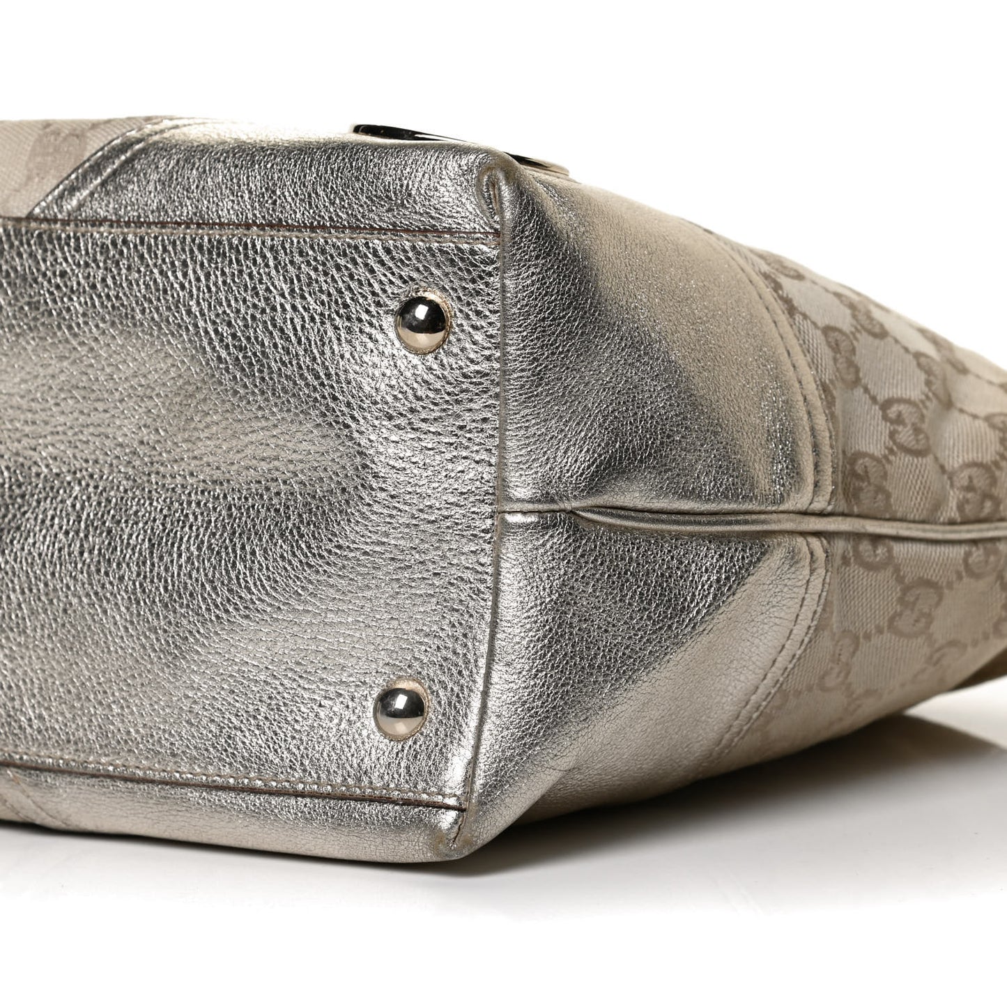 Monogram Medium New Britt Tote Gold