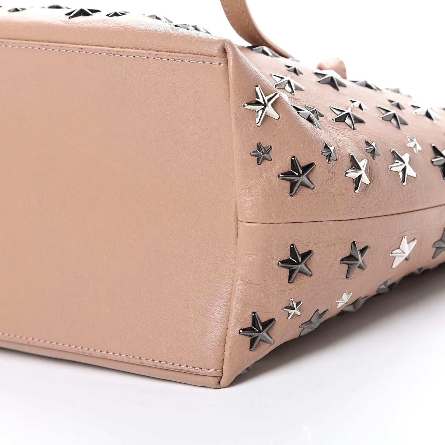 Jimmy Choo Calfskin Sofia Star Studded Tote Pink 8 of 10