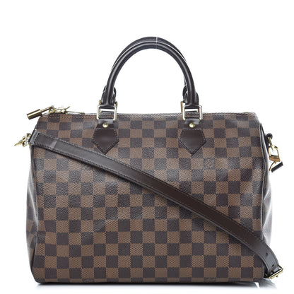 Louis Vuitton Damier Ebene Speedy Bandouliere 30 1 of 12
