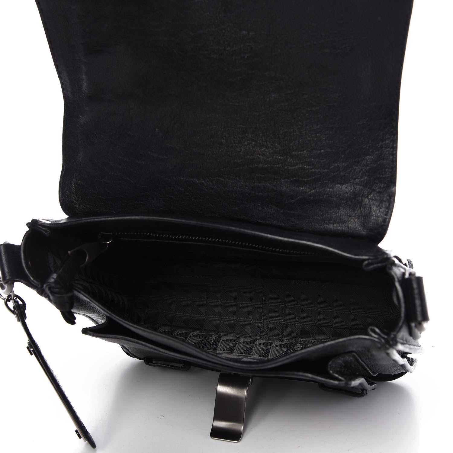 Proenza Schouler Lambskin PS1 Mini Pouch Messenger Black 5 of 10