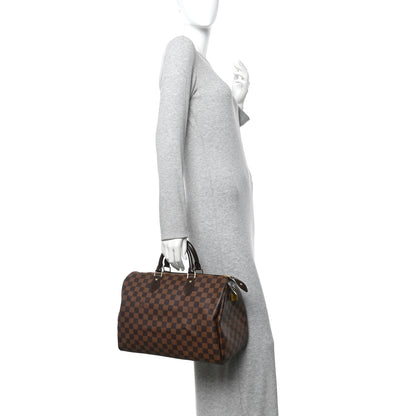Louis Vuitton Damier Ebene Speedy 35 2 of 9