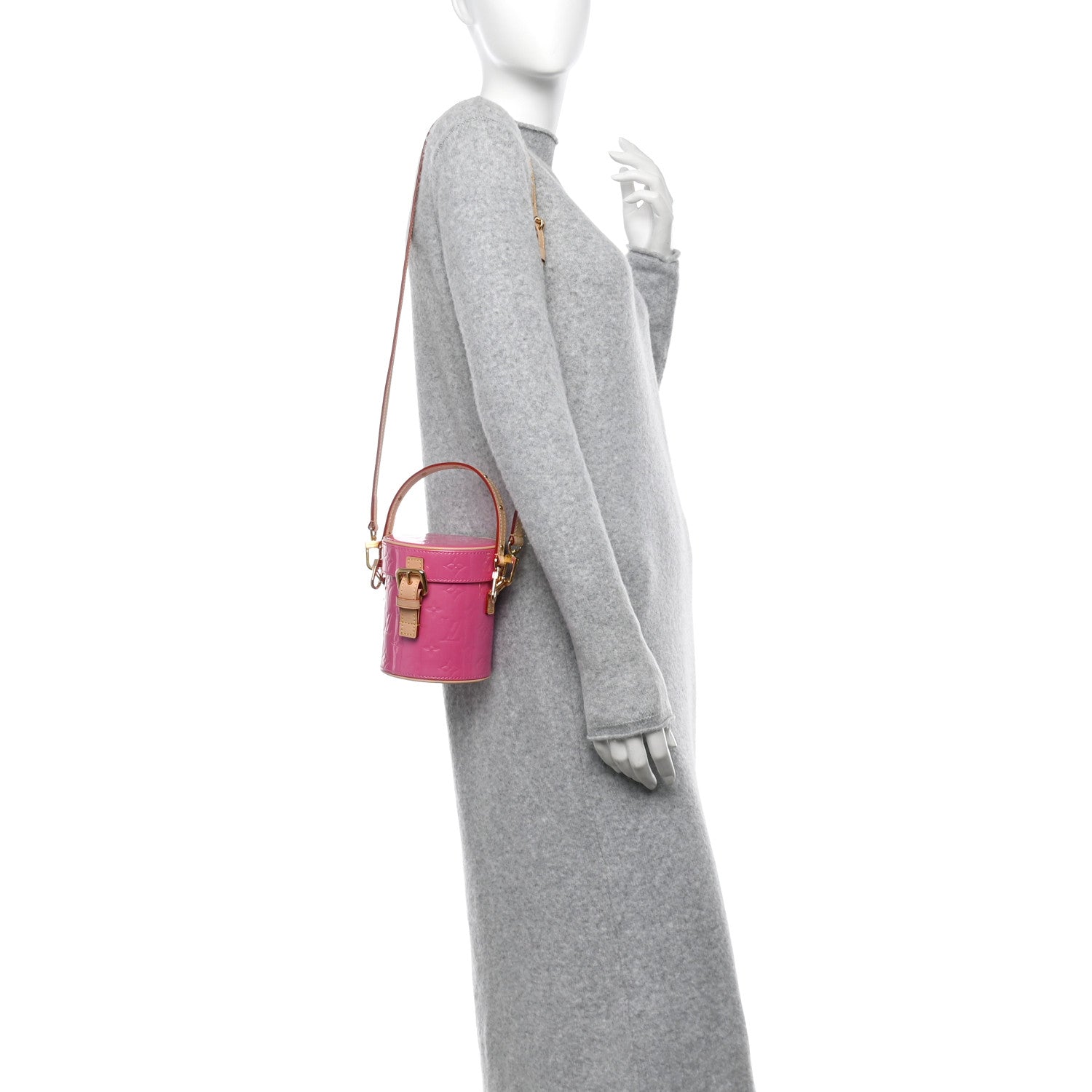 Louis Vuitton Vernis Astor Neon Pink 2 of 9