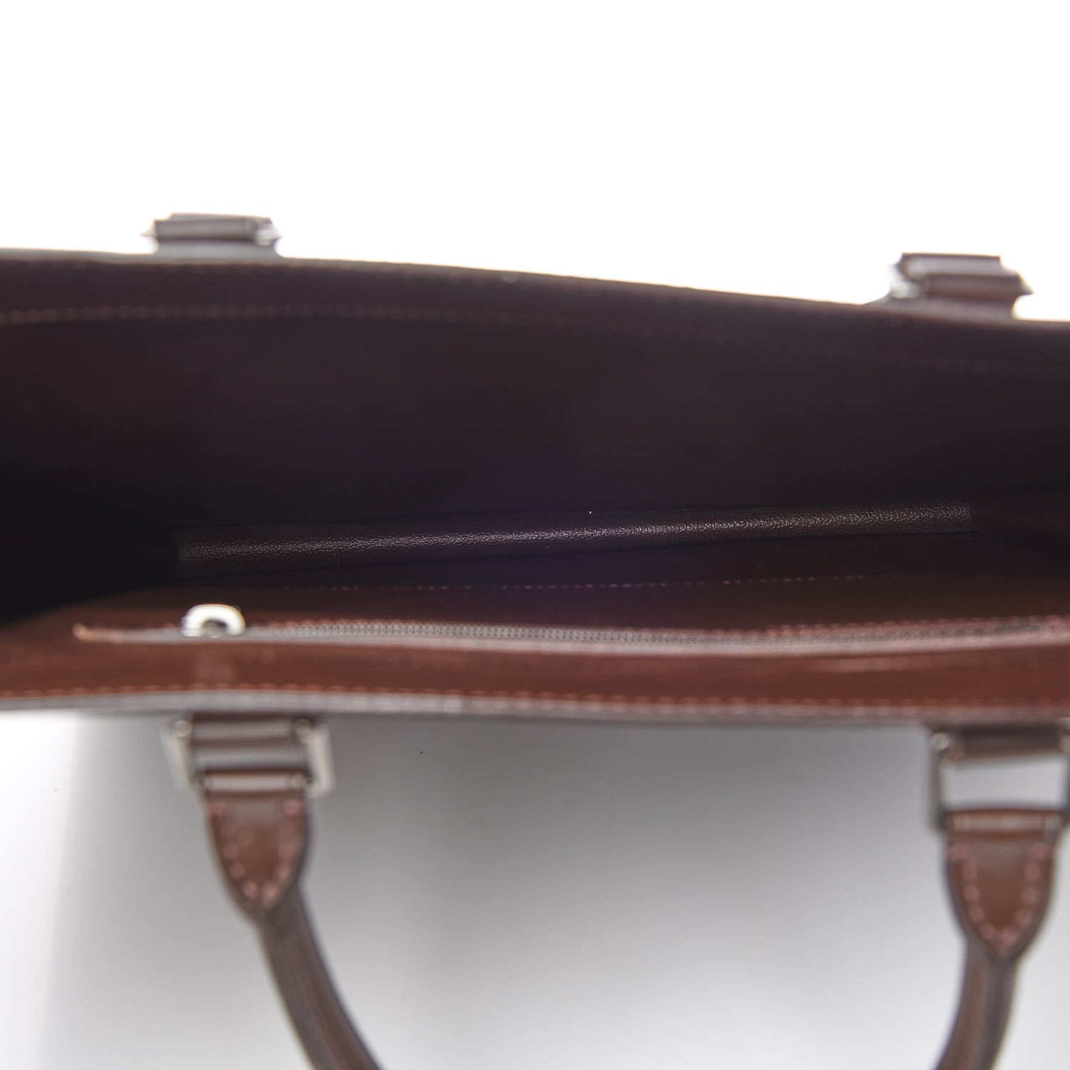 Louis Vuitton Epi Sac Plat GM Moka 7 of 9