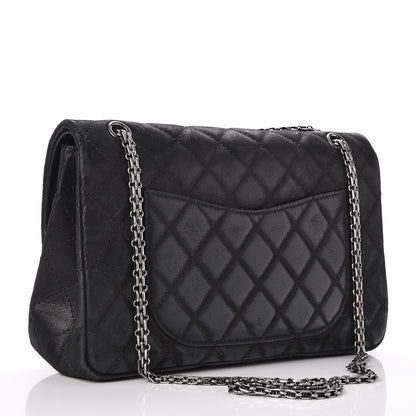 Chanel Iridescent Calfskin Quilted 2.55 Reissue 227 Flap Black 3 of 7