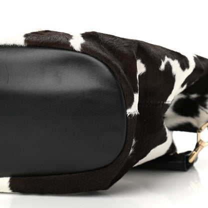 Givenchy Calf Hair Cow Print Small Nightingale Brown White 10 of 14