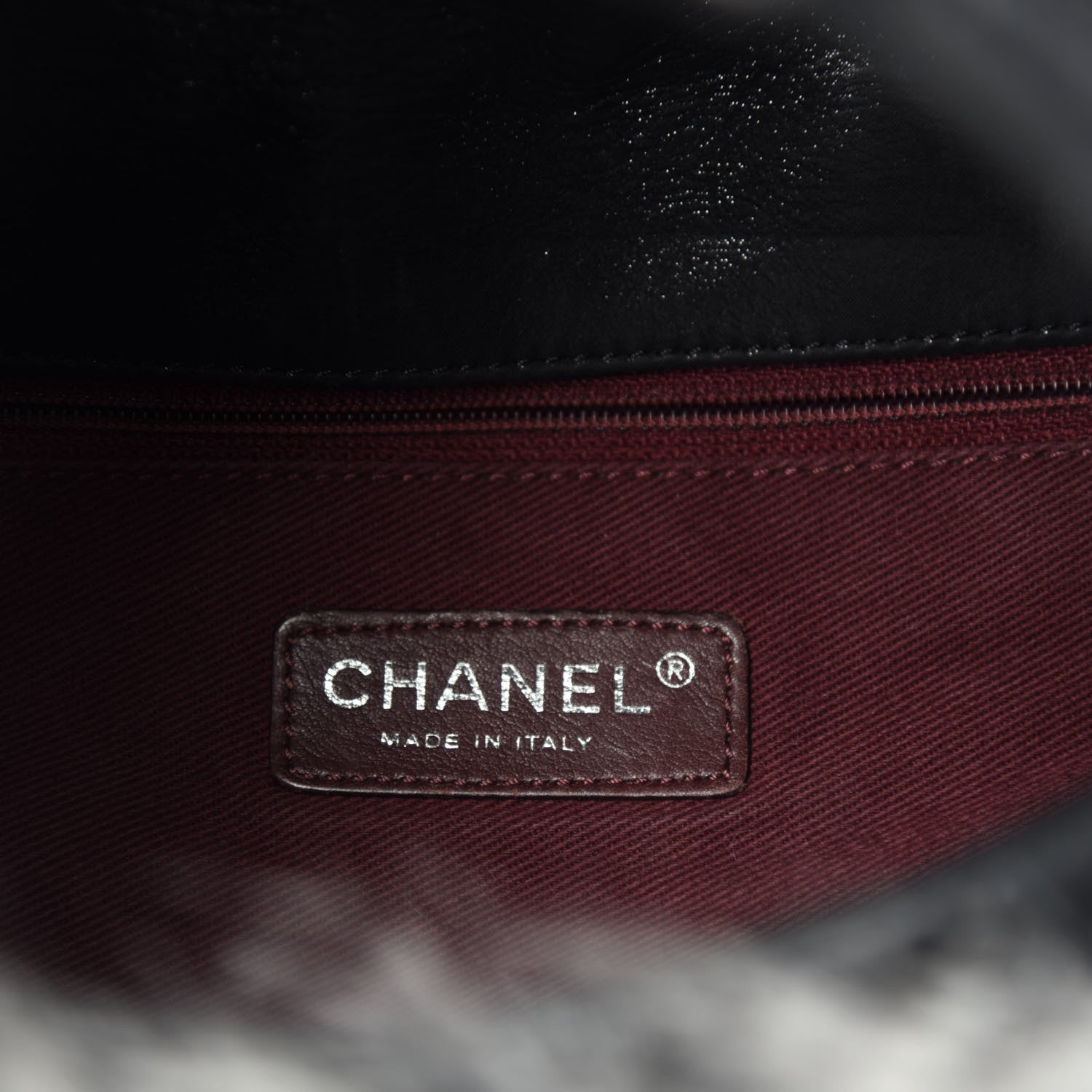 Chanel Iridescent Calfskin Fantasy Fur Backpack Grey 10 of 12