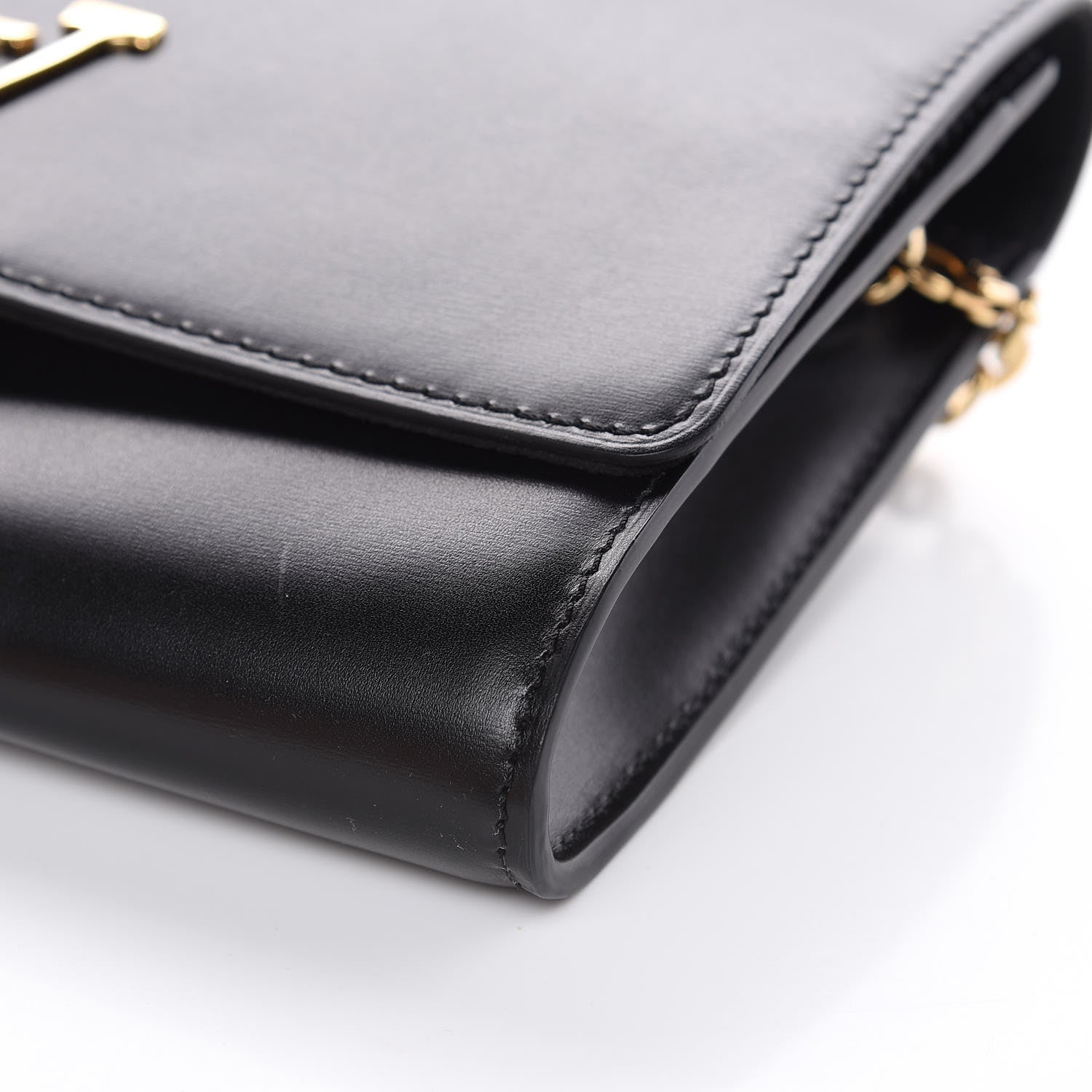 Louis Vuitton Calfskin Chain Louise GM NM Black 9 of 11