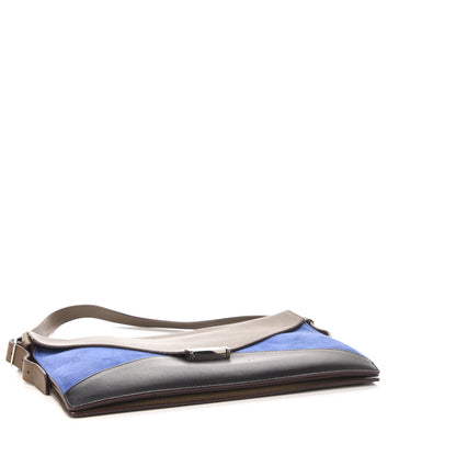 Celine Smooth Calfskin Suede Medium Tri-Color Diamond Shoulder Bag Multi 4 of 10