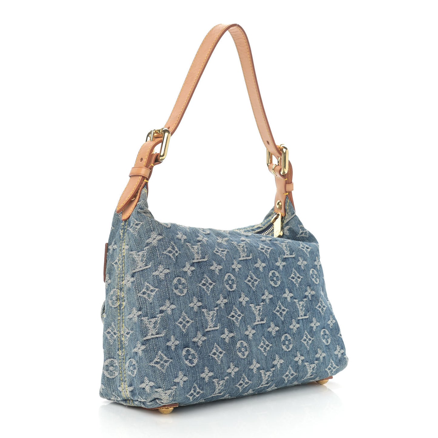 Monogram Denim Baggy PM Blue
