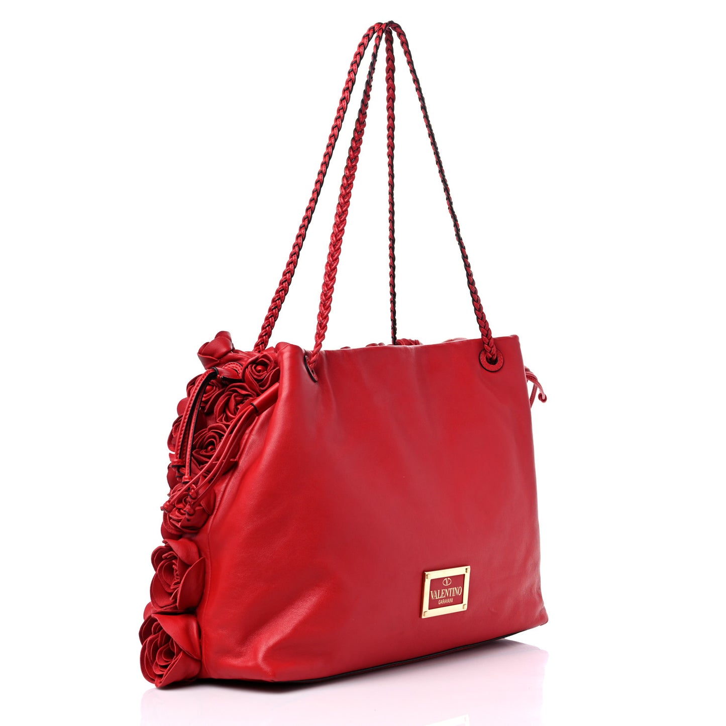 Nappa Atelier Rose Edition Large Tote Red