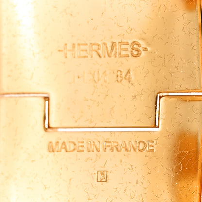 Hermes Enamel Wide Clic Clac H Bracelet PM Black 4 of 5