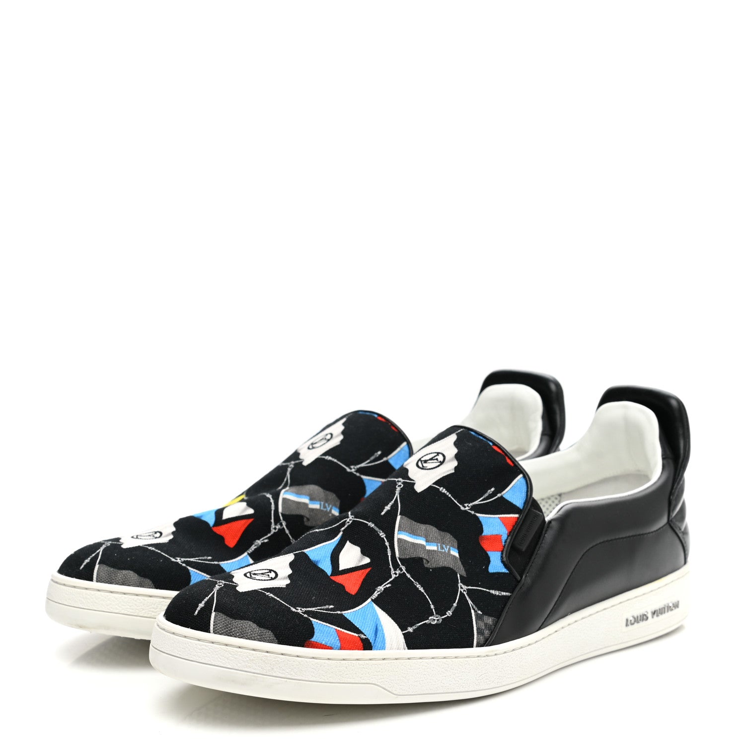 Louis Vuitton Flags Rope Twister Slip On 12 Black 3 of 8