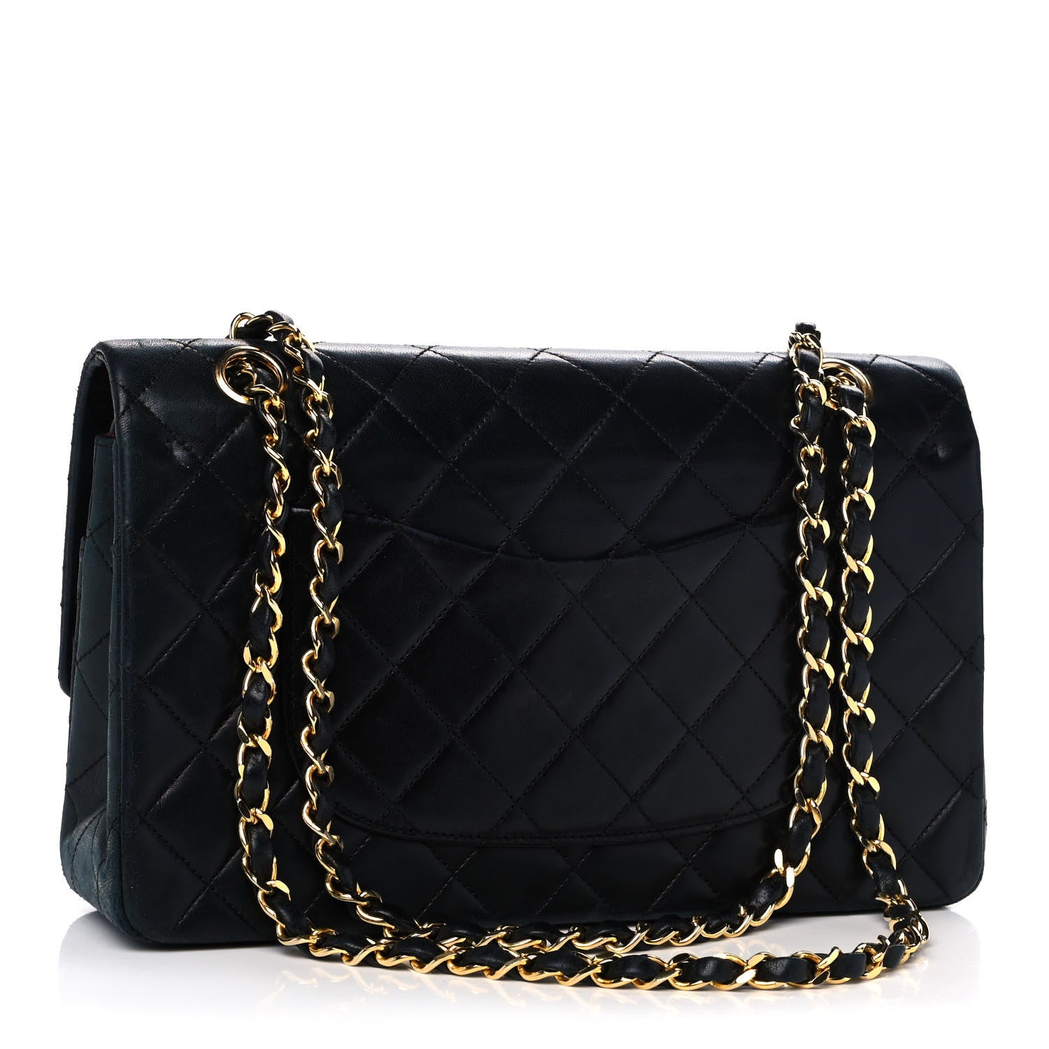 Chanel Lambskin Quilted Small Double Flap Black 2 of 18
