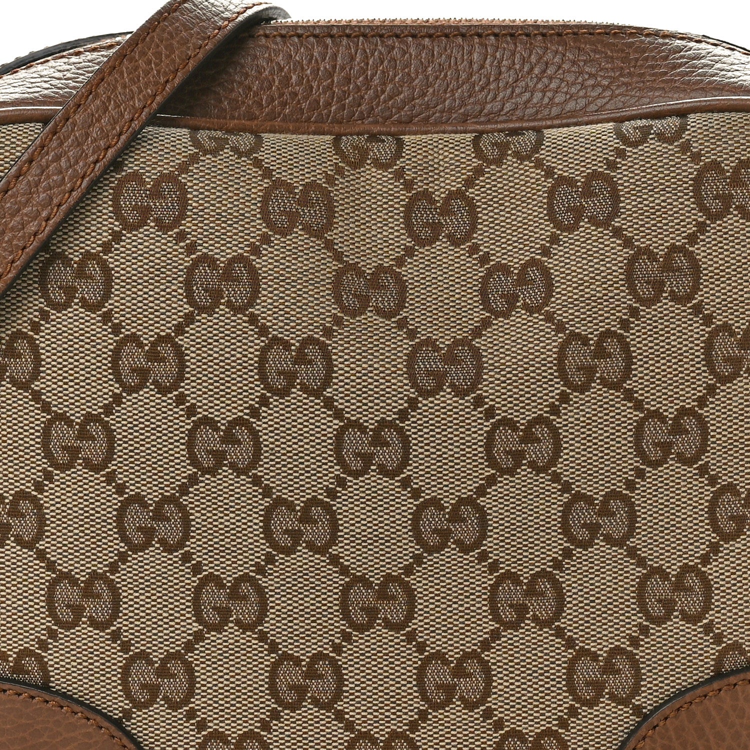 Gucci Monogram Mini Bree Messenger Bag Beige Tabacco 8 of 10