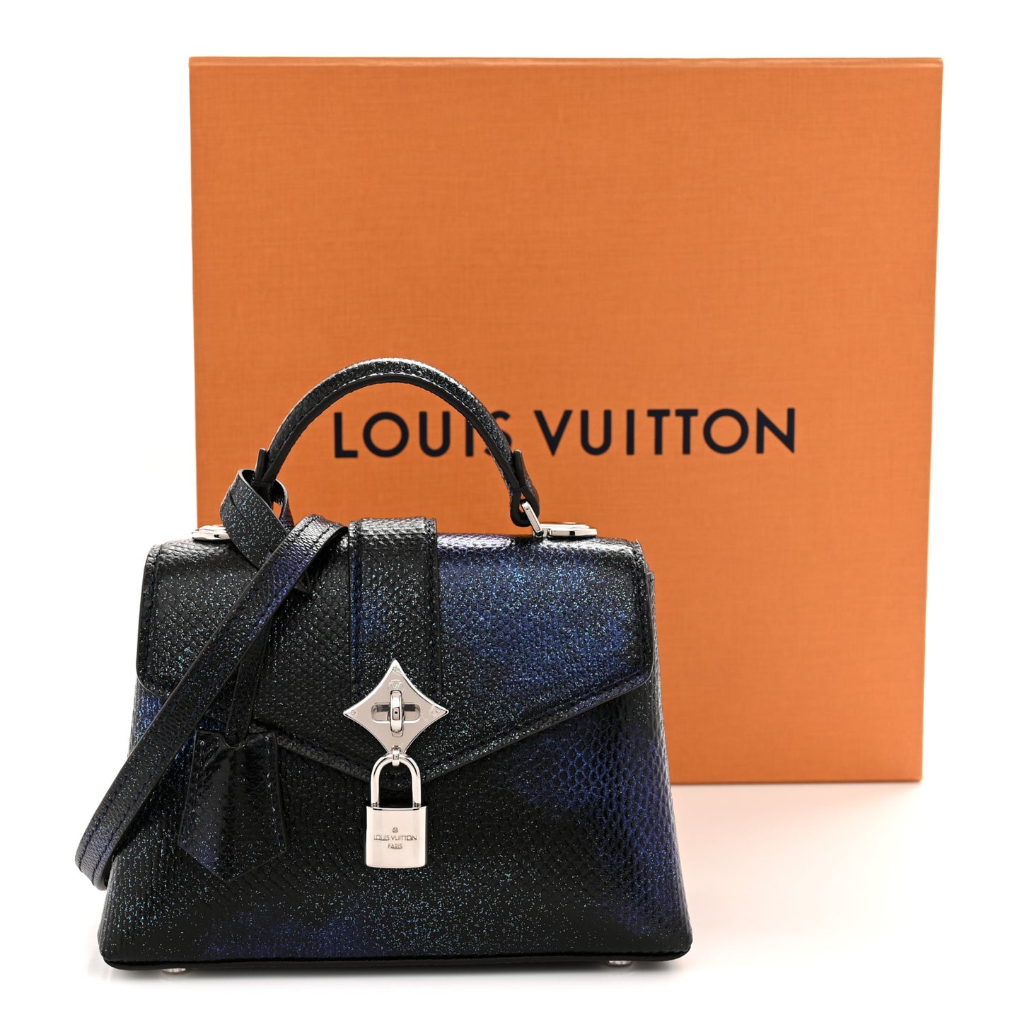 Iridescent Snakeskin Rose Des Vents Mini Blue