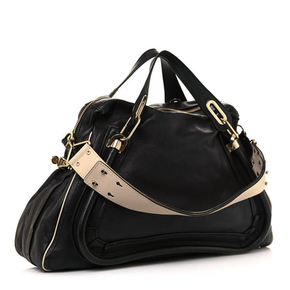 Chloe Calfskin Large Military Paraty Black 2 of 11