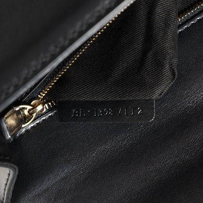 Valentino Garavani Vitello Medium Glam Lock Rockstud Flap Black 7 of 7